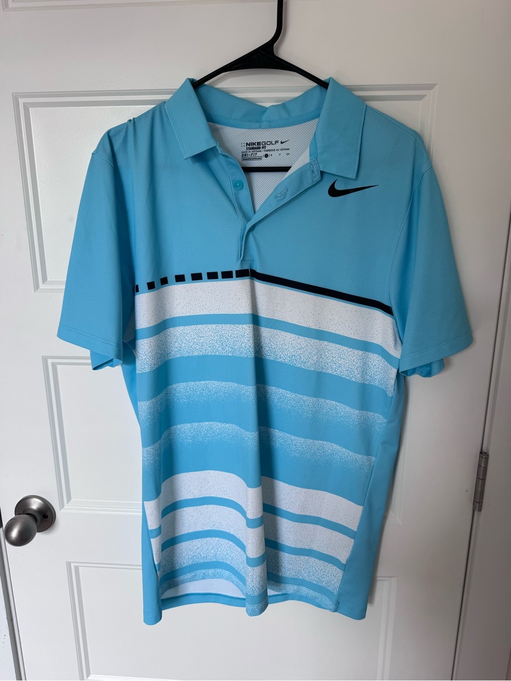 Nike Men’s Light Blue Golf Polo Shirt dri-fit